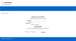 Desktop Screenshot of cp.3upnet.com